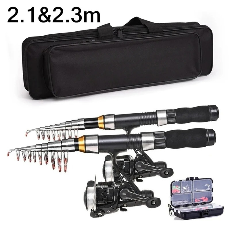 Reel Bag - BRAVMAK 2.1/2.3 m Teleskopowy Zestaw Wędkarski